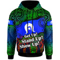 australia-naidoc-week-2023-hoodie-custom-black-raised-hands-with-aboriginal-inspired-patterns-hoodie