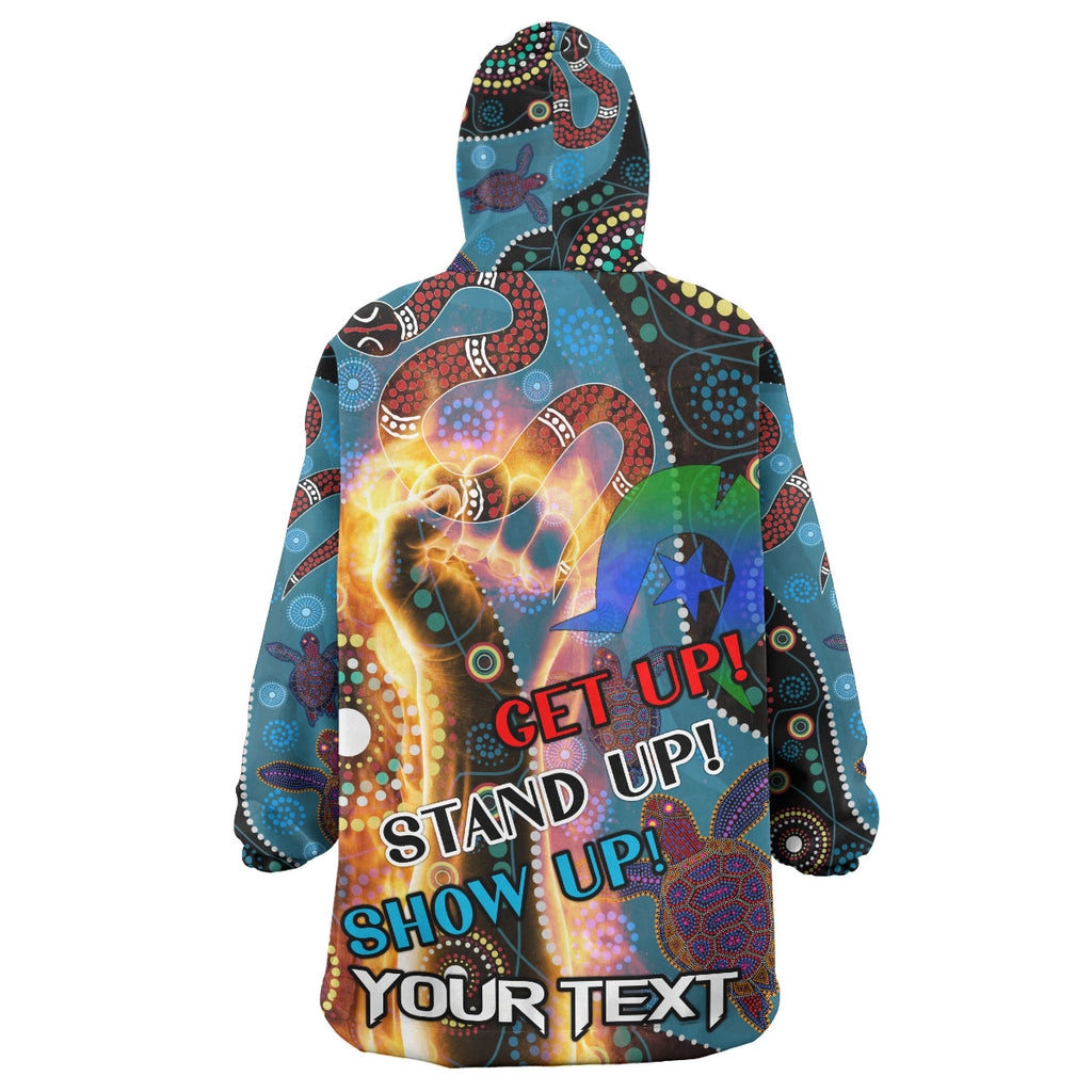 naidoc-week-2023-wearable-blanket-hoodie-custom-aboriginal-inspired-snake-patterns-wearable-blanket-hoodie