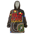 naidoc-week-2023-wearable-blanket-hoodie-for-our-elders-aboriginal-inspired-dot-art-wearable-blanket-hoodie