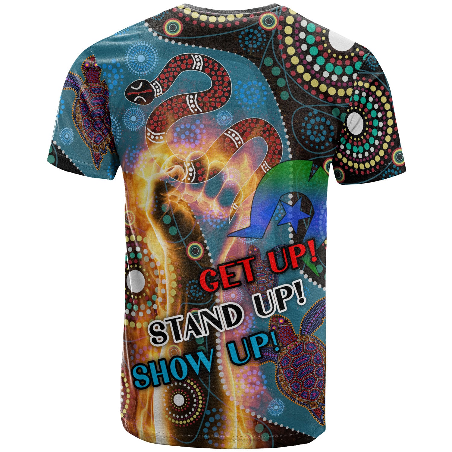 australia-naidoc-week-2023-t-shirt-custom-aboriginal-inspired-snake-patterns-t-shirt