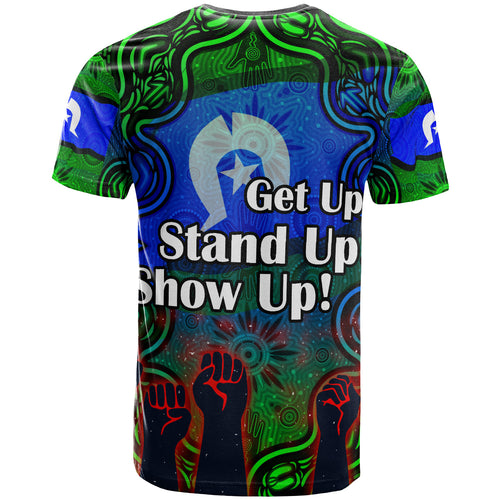 australia-naidoc-week-2023-t-shirt-custom-black-raised-hands-with-aboriginal-inspired-patterns-t-shirt