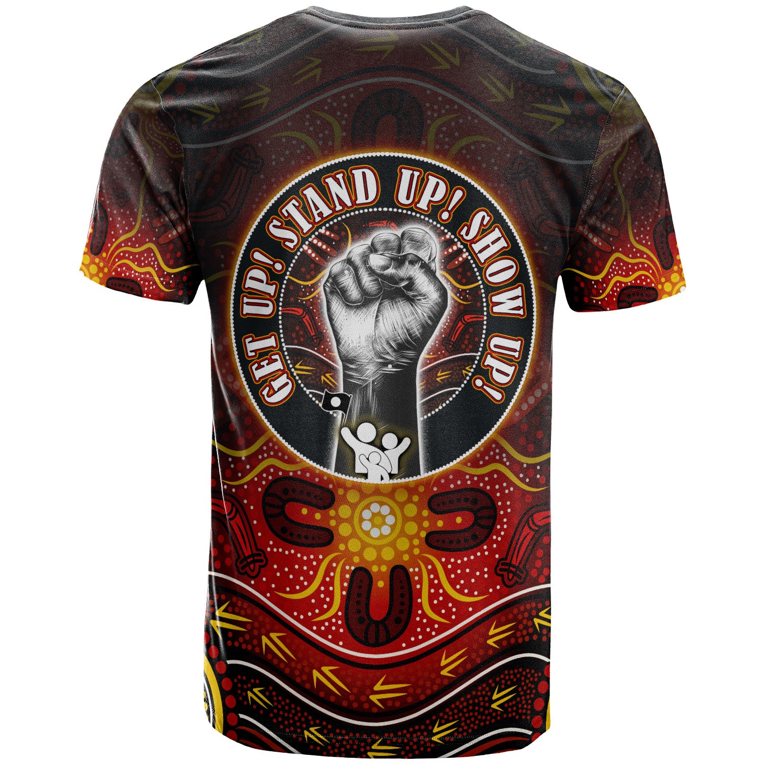 naidoc-week-2023-t-shirt-custom-naidoc-family-aboriginal-inspired-dot-art-t-shirt
