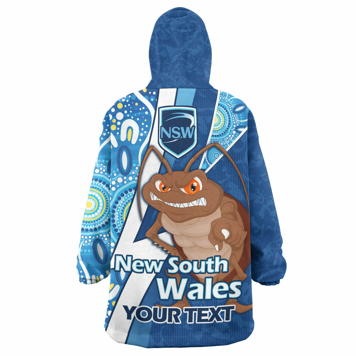new-south-wales-rugby-league-team-snug-hoodie-custom-new-south-wales-blues-sport-state-of-origin-oodie-blanket