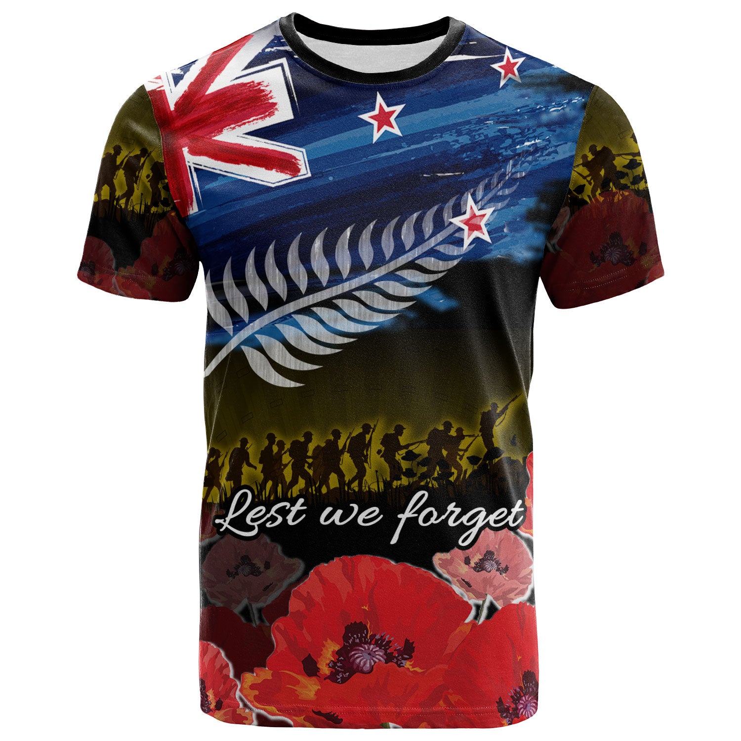 new-zealand-anzac-day-t-shirt-soldier-with-poppies-flowers