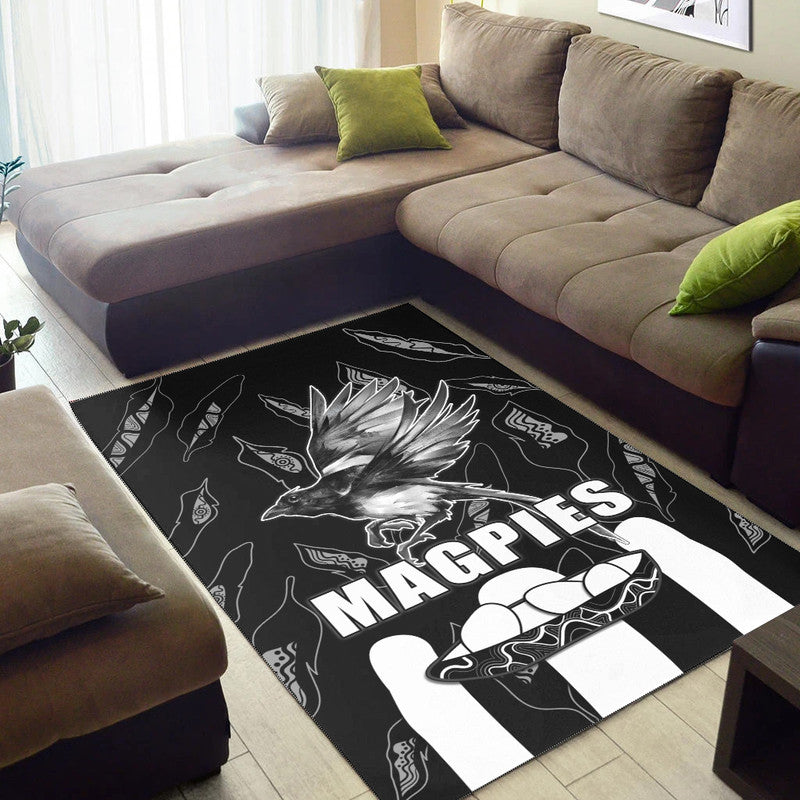 collingwood-magpies-area-rug-indigenous-guernsey-no2-version