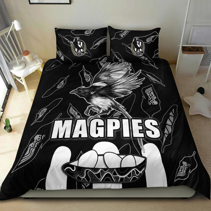 collingwood-magpies-bedding-set-indigenous-guernsey-no2-version