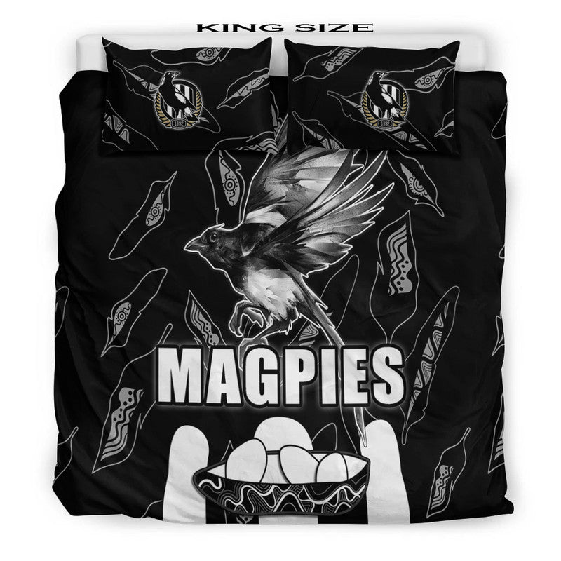 collingwood-magpies-bedding-set-indigenous-guernsey-no2-version