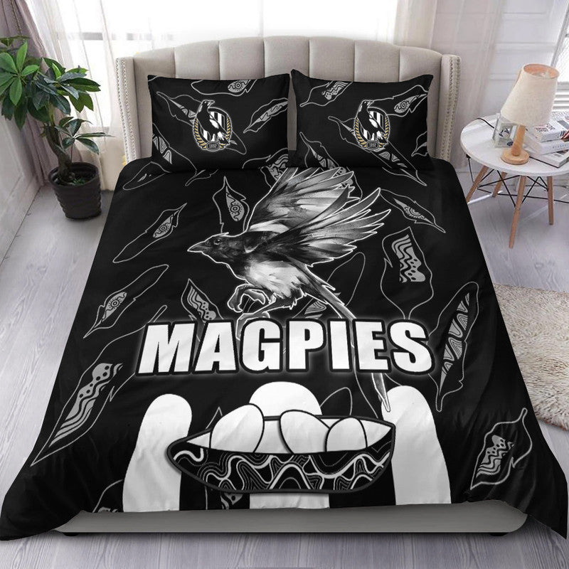 collingwood-magpies-bedding-set-indigenous-guernsey-no2-version