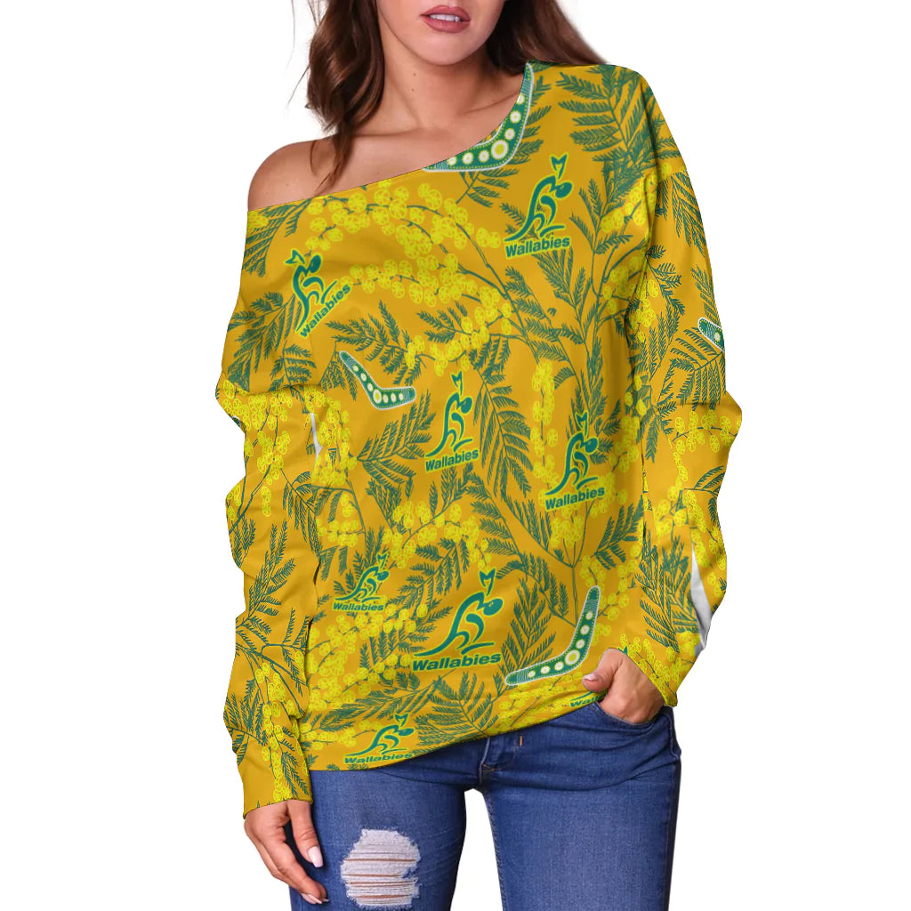 wallabies-rugby-off-shoulder-sweater-golden-wattle-aboriginal-boomerang-style-hawaii