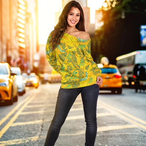 wallabies-rugby-off-shoulder-sweater-golden-wattle-aboriginal-boomerang-style-hawaii