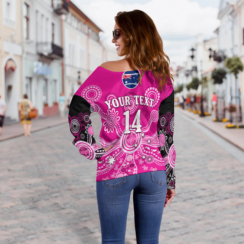 custom-text-and-number-sydney-sixers-off-shoulder-sweater-cricket-indigenous-australian-art-ver01