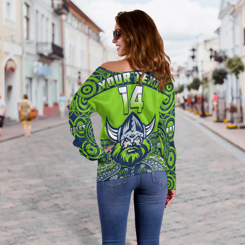 custom-text-and-number-raiders-rugby-off-shoulder-sweater-aboriginal-pattern