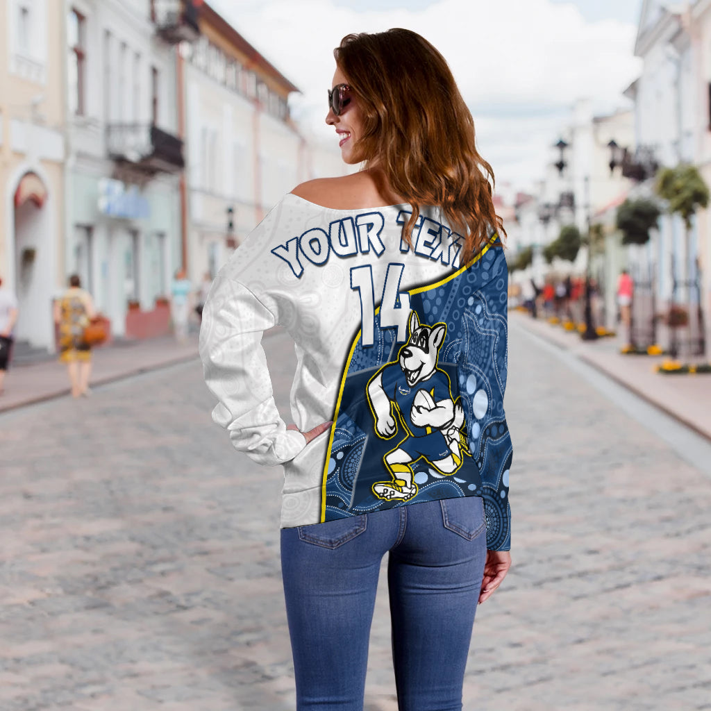 custom-personalised-cowboys-rugby-off-shoulder-sweater-macost-indigenous-pattern-2022-premiers