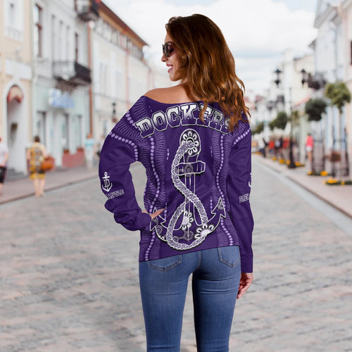 dockers-football-off-shoulder-sweater-fremantle-anchor-mix-aboriginal-pattern-dynamic-style
