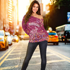 custom-text-and-number-maroons-rugby-off-shoulder-sweater-kangaroo-indigenous-pattern-unique-version