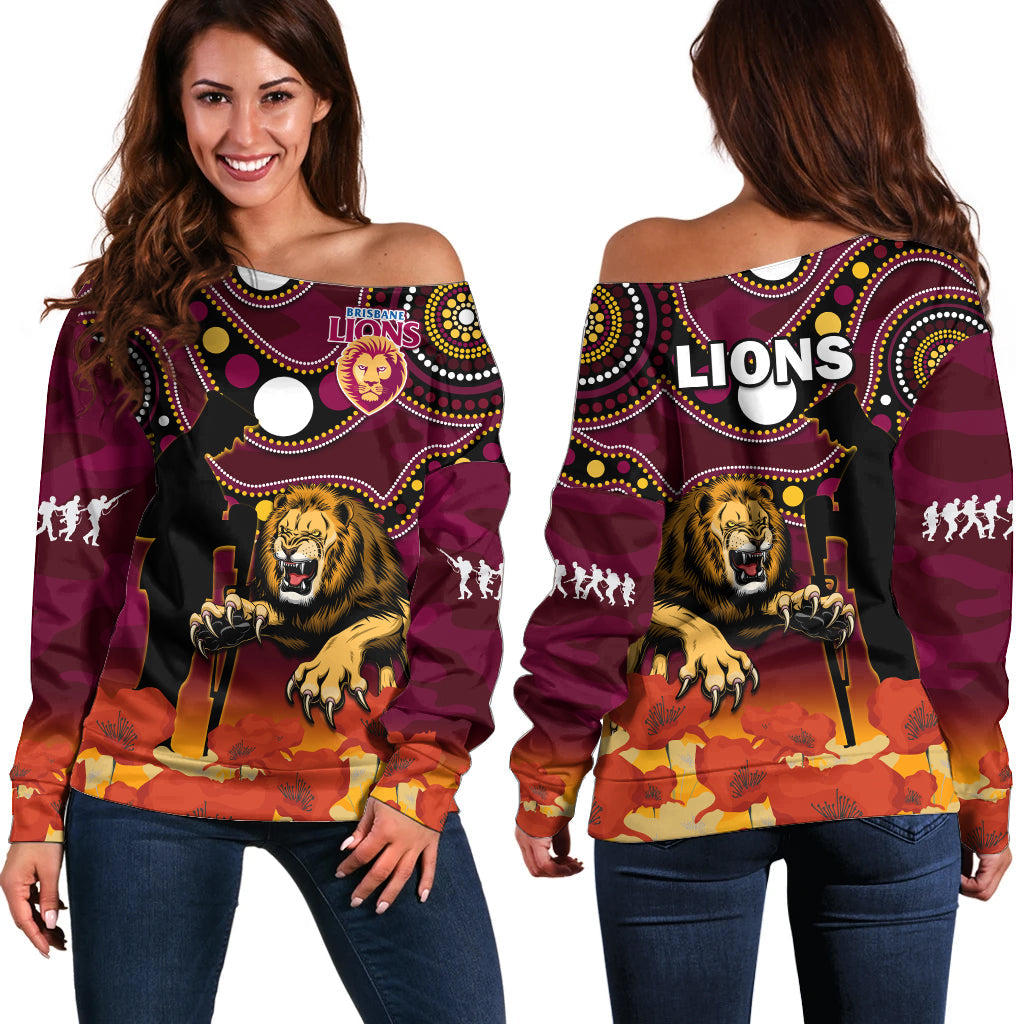 brisbane-lions-football-anzac-2023-off-shoulder-sweater-aboriginal-mix-poppy-camouflage