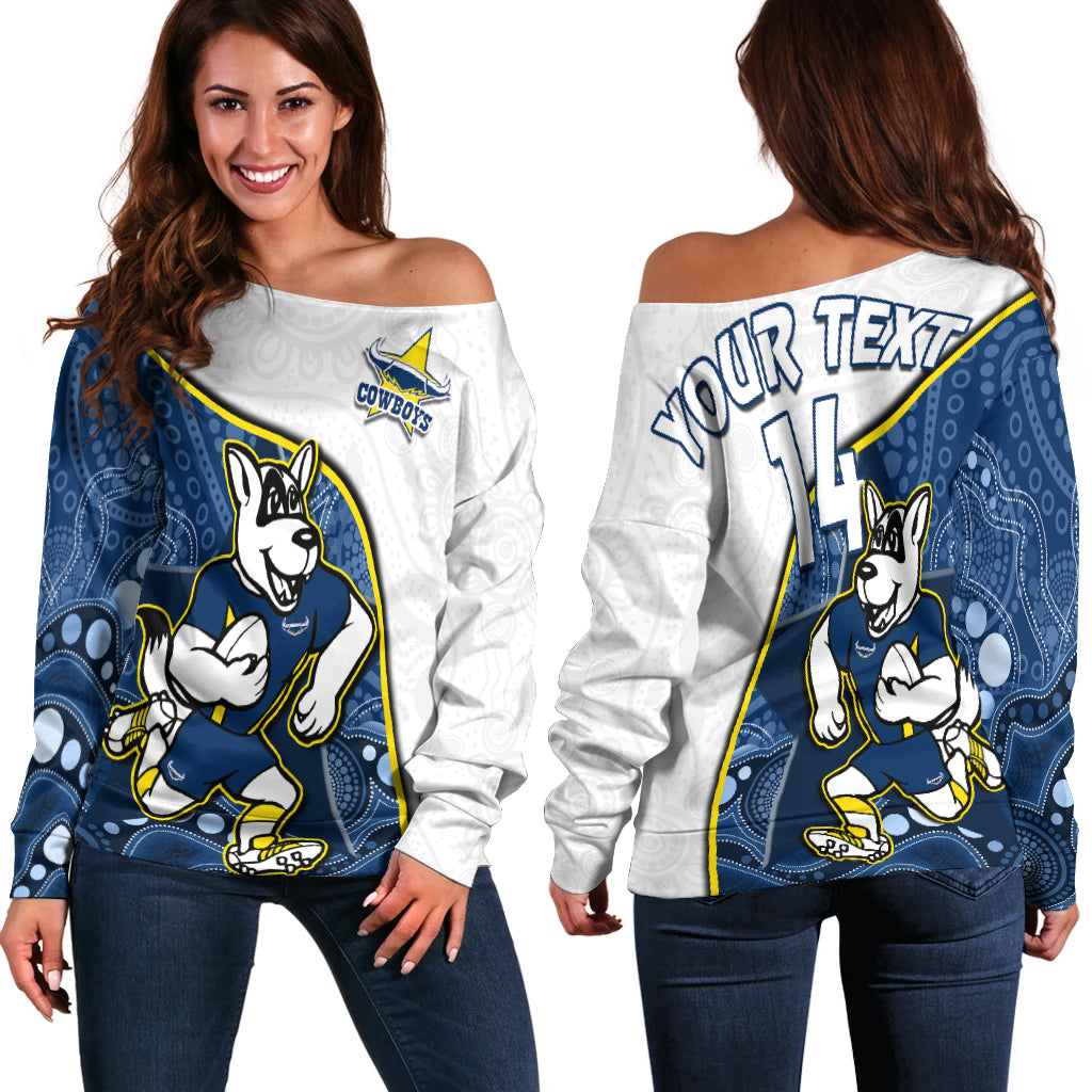 custom-personalised-cowboys-rugby-off-shoulder-sweater-macost-indigenous-pattern-2022-premiers