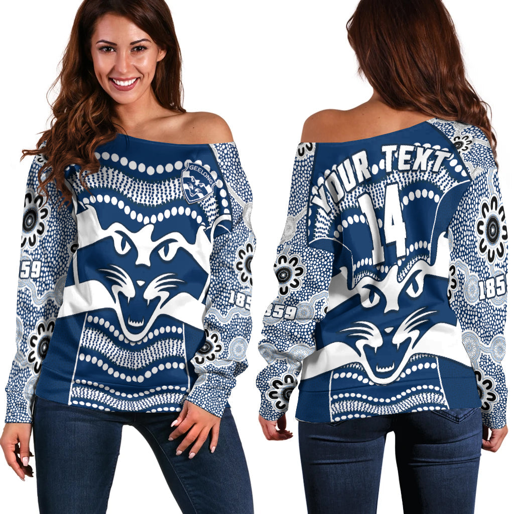 custom-text-and-number-cats-football-off-shoulder-sweater-geelong-1859-indigenous-sporty-version