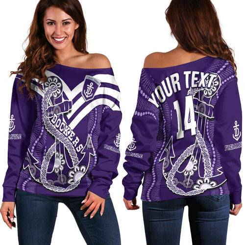 custom-text-and-number-dockers-football-off-shoulder-sweater-fremantle-anchor-mix-aboriginal-pattern-dynamic-style