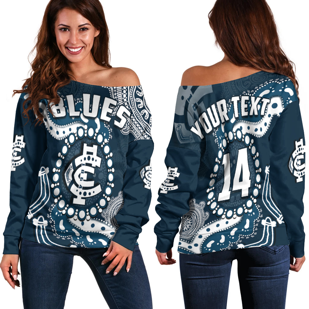 custom-text-and-number-carlton-football-off-shoulder-sweater-blues-1864-boomerang-indigenous-artsy