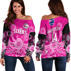 custom-text-and-number-sydney-sixers-off-shoulder-sweater-cricket-indigenous-australian-art-ver01