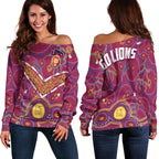brisbane-football-off-shoulder-sweater-indigenous-pattern-go-lions-unique-version