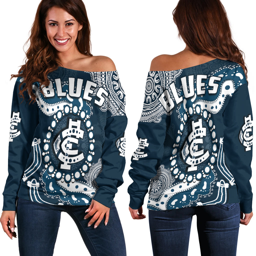 carlton-football-off-shoulder-sweater-blues-1864-boomerang-indigenous-artsy