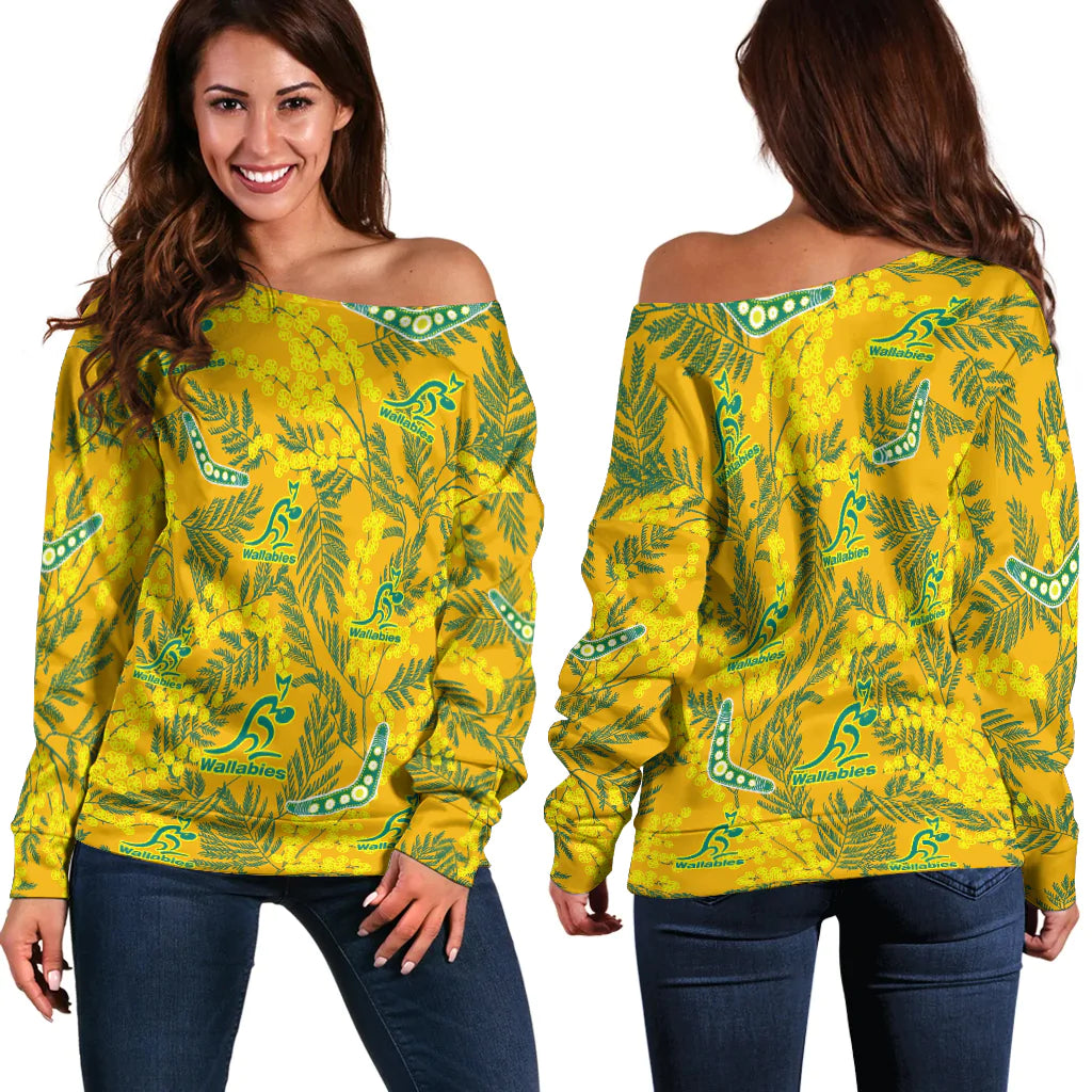 wallabies-rugby-off-shoulder-sweater-golden-wattle-aboriginal-boomerang-style-hawaii