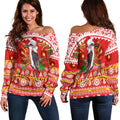 australia-off-shoulder-sweater-kookaburra-mix-golden-wattle-aboriginal-art-merry-christmas