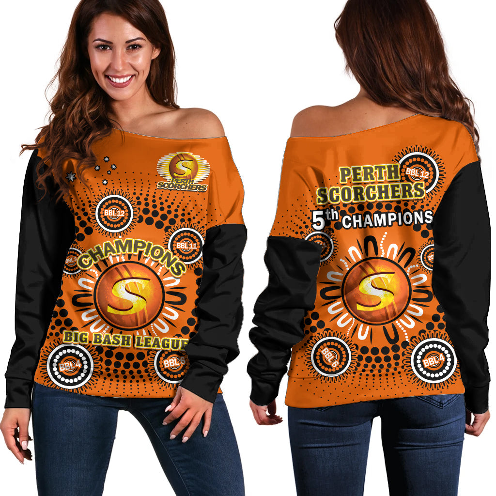 perth-scorchers-cricket-off-shoulder-sweater-indigenous-5th-champions-bbl-proud
