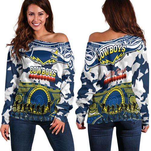 custom-text-and-number-cowboys-rugby-anzac-off-shoulder-sweater-indigenous-poppy-mix-camouflage