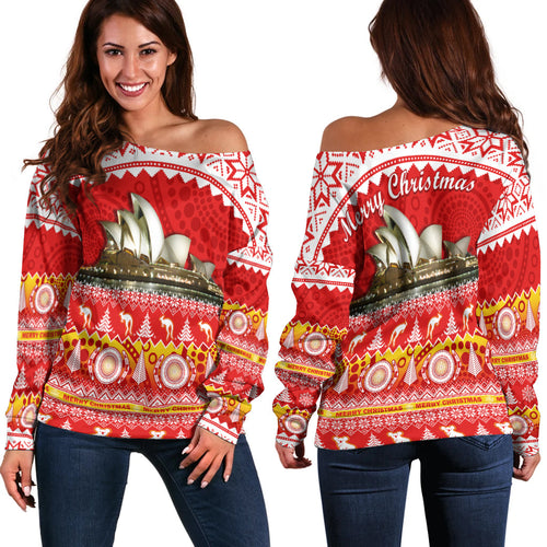 australia-off-shoulder-sweater-sydney-opera-house-aboriginal-art-merry-christmas