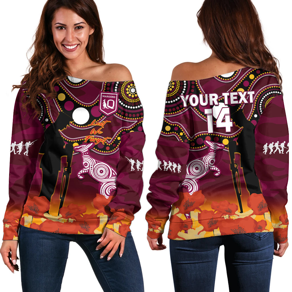 custom-text-and-number-maroons-rugby-anzac-2023-off-shoulder-sweater-qld-aboriginal-mix-poppy-camouflage