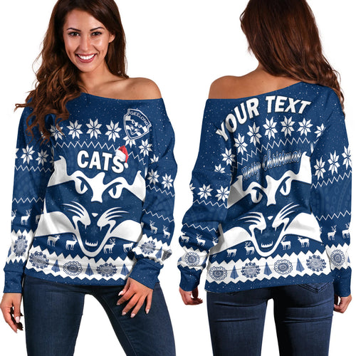 custom-personalised-cats-football-christmas-off-shoulder-sweater-geelong-aboriginal-painting