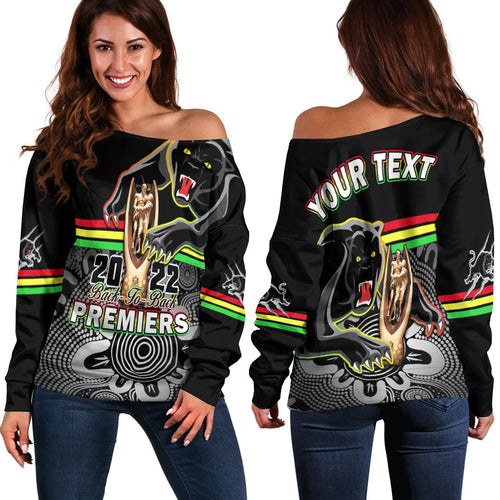 custom-personalised-panthers-rugby-off-shoulder-sweater-pennies-premiers-2022-back-to-back-indigenous-original