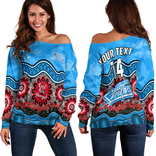 custom-text-and-number-adelaide-strikers-cricket-anzac-off-shoulder-sweater-poppy-aboriginal-camouflage