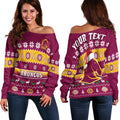 custom-personalised-broncos-christmas-off-shoulder-sweater-brisbane-aboriginal-art-merry-xmas