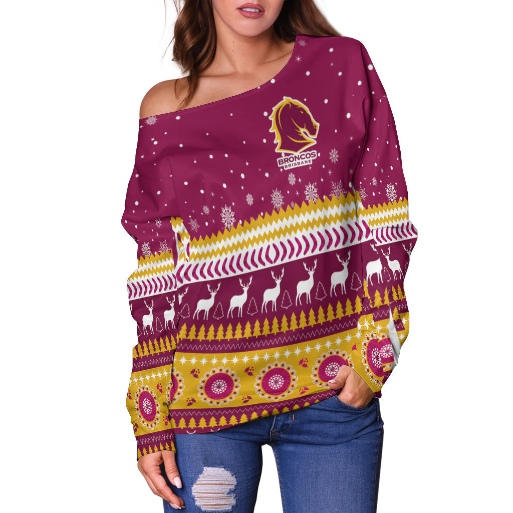 custom-personalised-broncos-aboriginal-off-shoulder-sweater-christmas-brisbane
