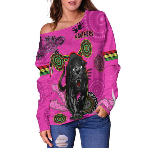 custom-personalised-panthers-off-shoulder-sweater-aboriginal-with-lizard