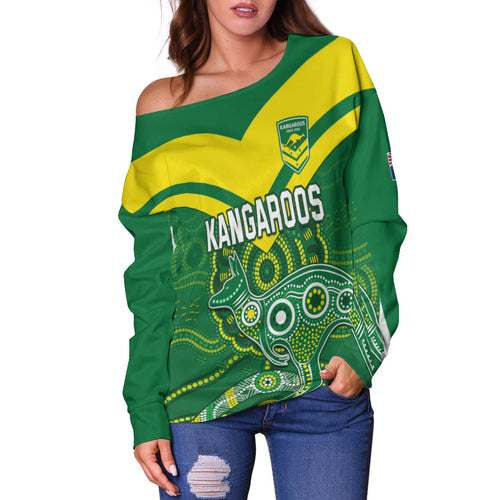 custom-text-and-number-australia-football-off-shoulder-sweater-kangaroos-boomerang-aboriginal