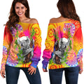 custom-personalised-australia-koala-aboriginal-off-shoulder-sweater-rainbow-tie-dye-merry-christmas