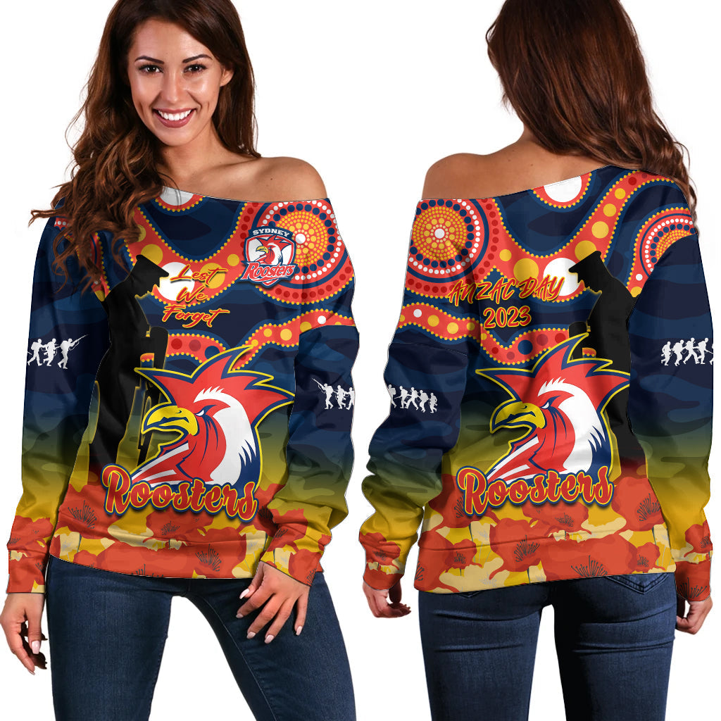 roosters-rugby-anzac-2023-off-shoulder-sweater-dots-poppy-mix-camouflage-lest-we-forget