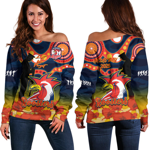 roosters-rugby-anzac-2023-off-shoulder-sweater-dots-poppy-mix-camouflage-lest-we-forget