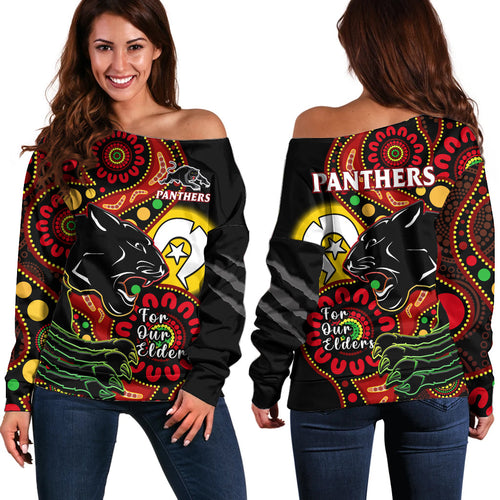 panthers-rugby-naidoc-2023-off-shoulder-sweater-for-our-elders-aboriginal