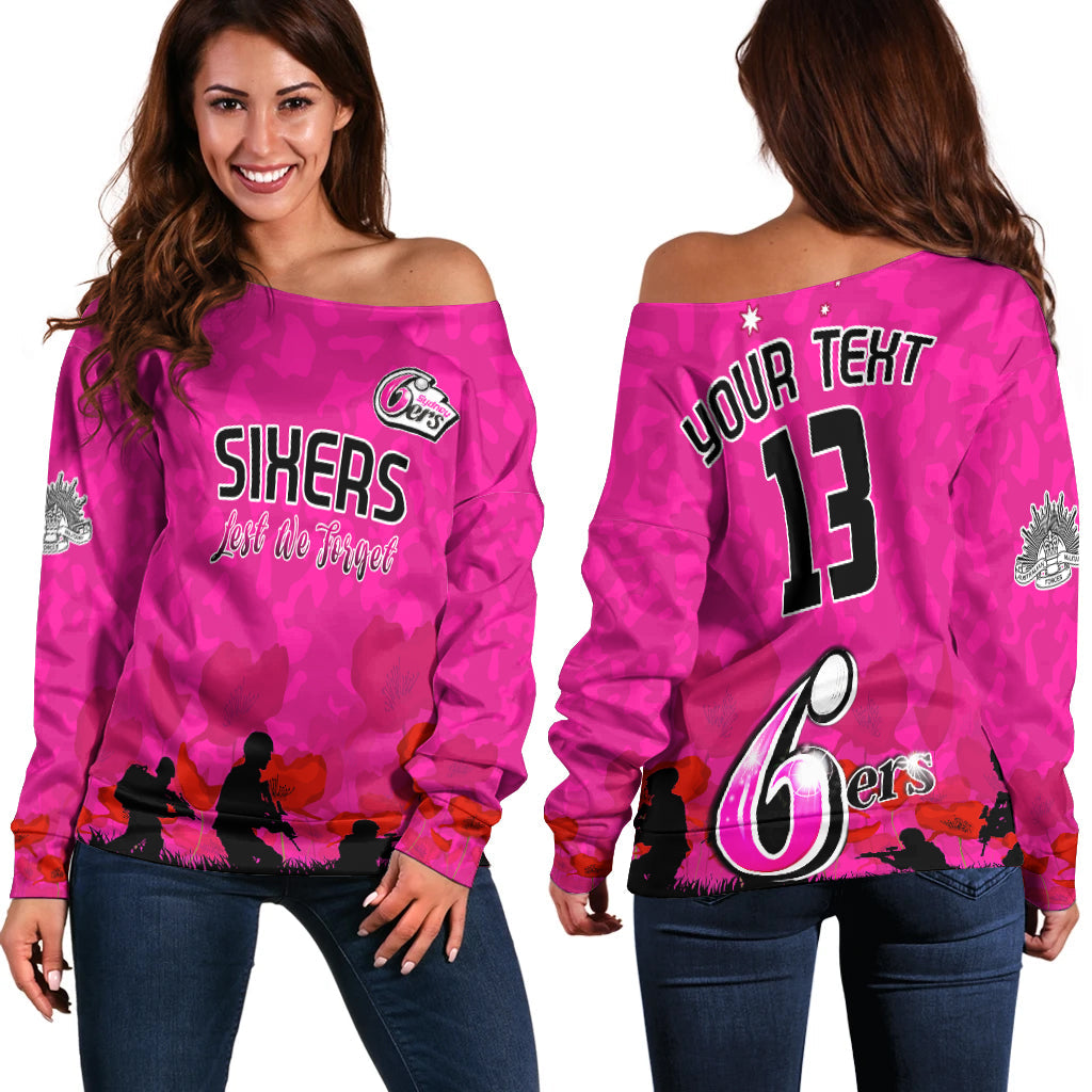 custom-text-and-number-sydney-sixers-cricket-off-shoulder-sweater-anzac-day-camouflage-poppy-lest-we-forget