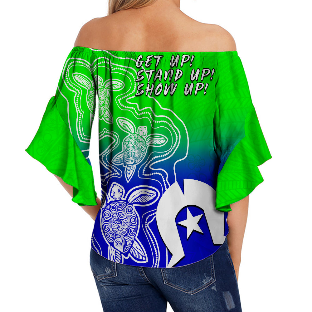custom-personalised-naidoc-week-2022-off-shoulder-waist-wrap-top-torres-strait-islanders-with-aboriginal-turtles