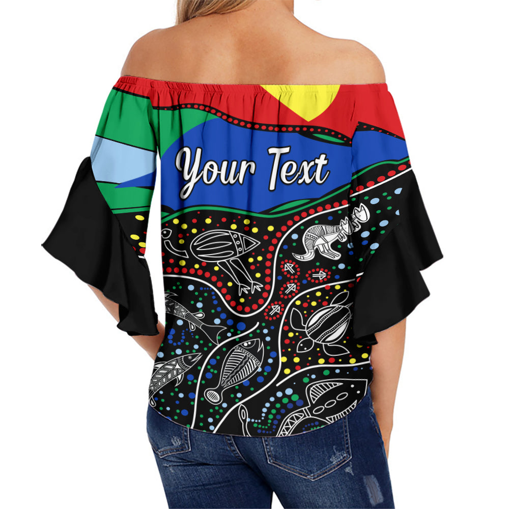 custom-personalised-naidoc-week-2022-off-shoulder-sweater-national-aborigines-and-torres-strait-islander-animals-aboriginal