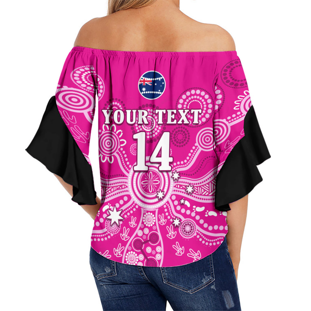 custom-text-and-number-sydney-sixers-off-shoulder-waist-wrap-top-cricket-indigenous-australian-art-ver01