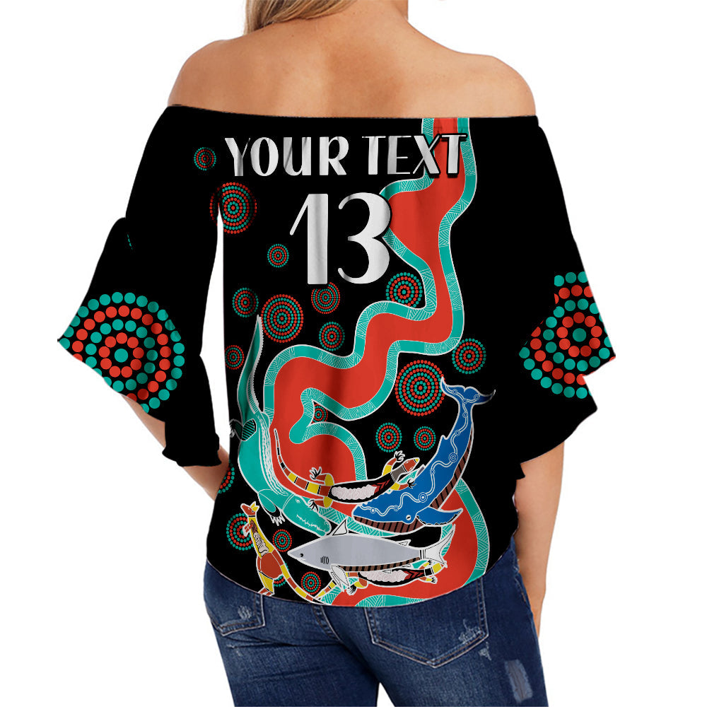 custom-text-and-number-rabbitohs-off-shoulder-waist-wrap-top-go-the-bunnies-aboriginal