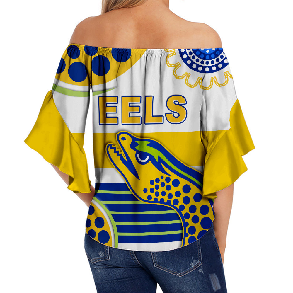 custom-personalised-eels-indigenous-off-shoulder-waist-wrap-top-parramatta-2022-version-white